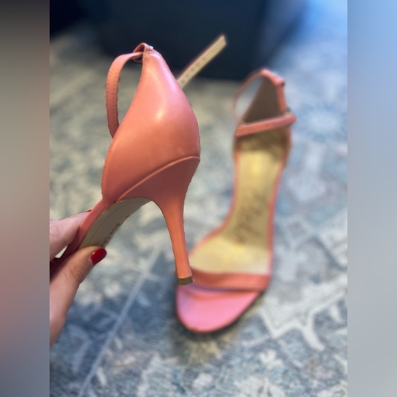Sam Edelman Patti Monotone Leather Sandals, Light Coral - SIZE 10 - Picture 7 of 7